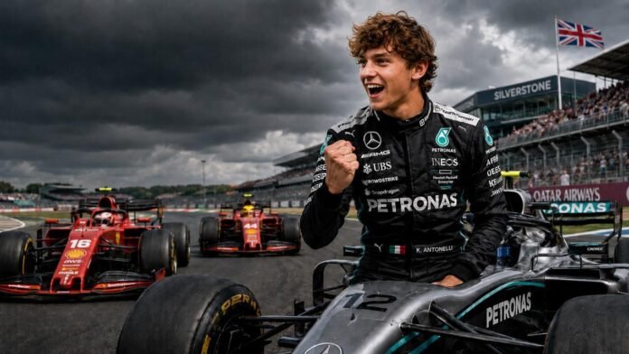 formula-1:-Ο-Αντονέλι-«άλωσε»-το-Σίλβερστοουν-και-έστειλε-μήνυμα-τίτλου